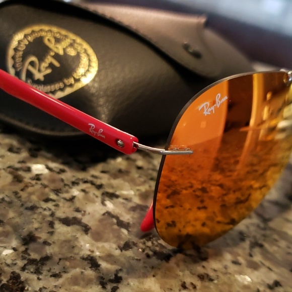 🕶Orange Ray Bans🕶 - Picture 2 of 4